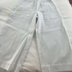 SPANX Cream and Gray Pants